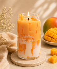 Mango Latte Candle - Mango inspired handcrafted soy wax candle.