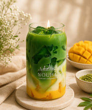 Mango Matcha Candle - Mango inspired handcrafted soy wax candle.