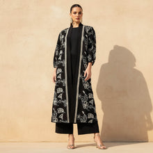 Kimono Shrug with Floral Embroidery