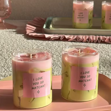 Strawberry Matcha Latte Candle