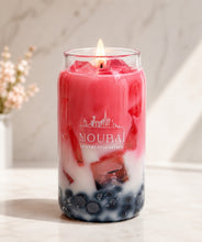 Strawberry Boba Candle - Strawberry inspired handcrafted soy wax candle.