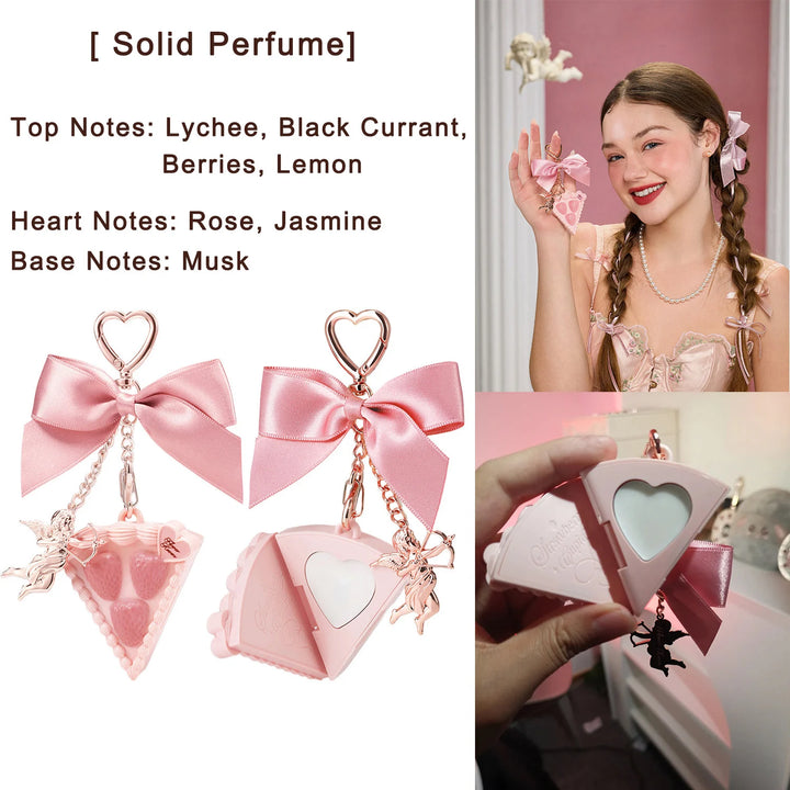 Flower Knows Solid Perfume Strawberry Cupid Vegan Long Lasting Fragrance Balm Portable Cream Perfume 2026 Trend Body Scent