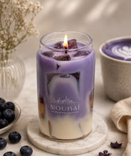 Blueberry Latte Candle - Blueberry inspired handcrafted soy wax candle.