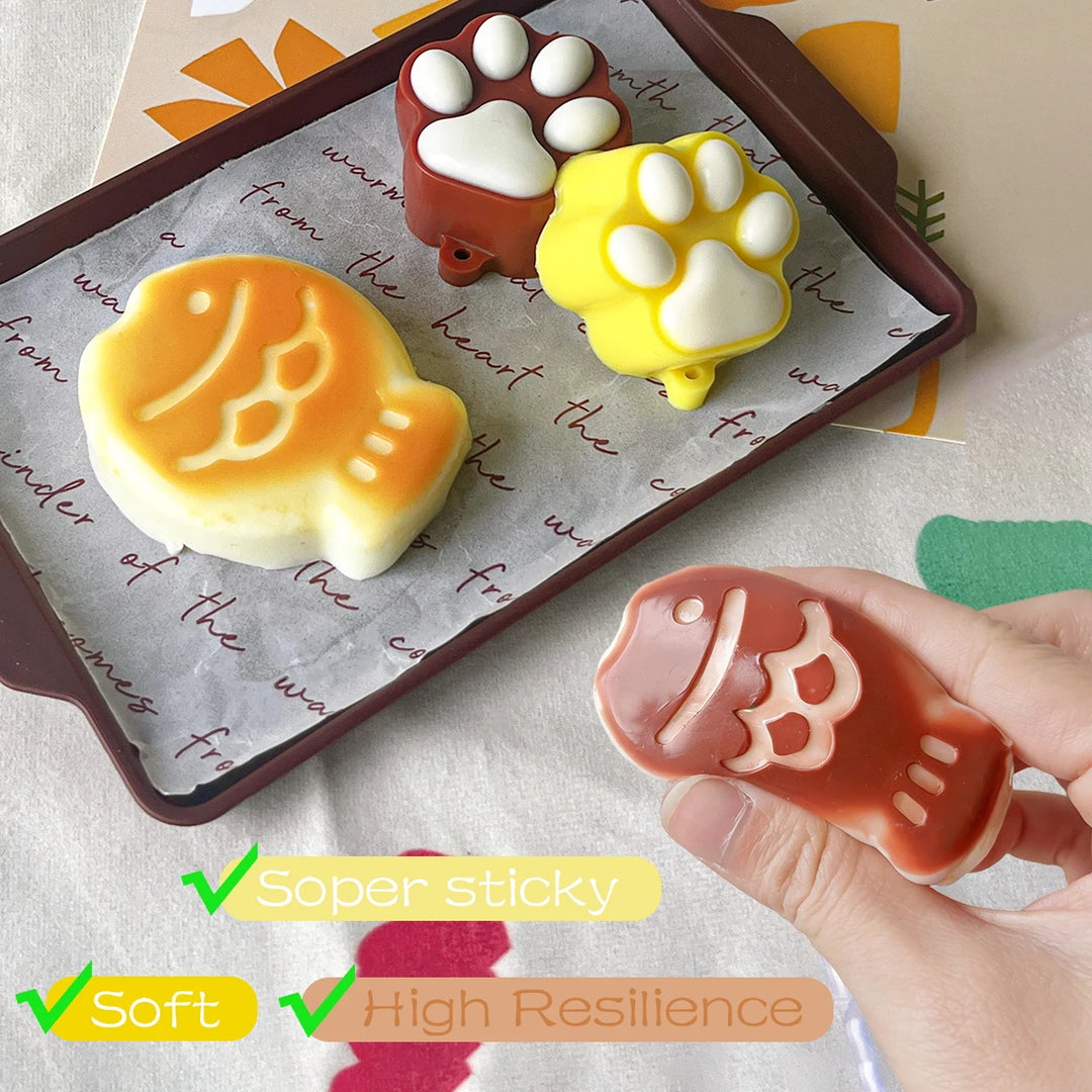 DIY Taba Squishy Kit Set Liquid Gel, Liquid Silicone Squishy Making Kit Perfect Kawaii Taba Squishy Cat Paw Cartoon Characters