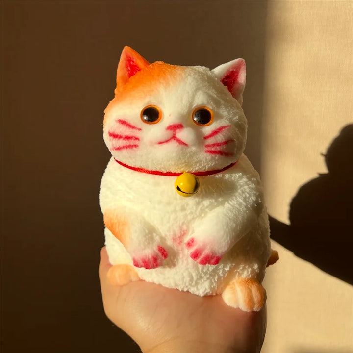 Cute Kawaii Cat Squishy Soft Silicone Stress Relief Squeeze
