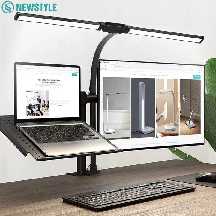 Eye-care LED Clip Metal Desk Lamp 3 Colors Adjustable