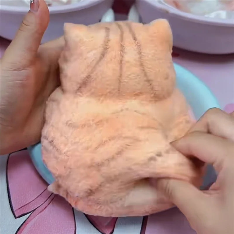 Cute Kawaii Cat Squishy Soft Silicone Stress Relief Squeeze