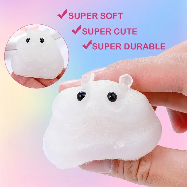 DIY Taba Squishy Making Kit Cat Paw Silicone Mold Liquid Silicone for Handmade Stress Relief Squishy Craft Supplies for Beginner