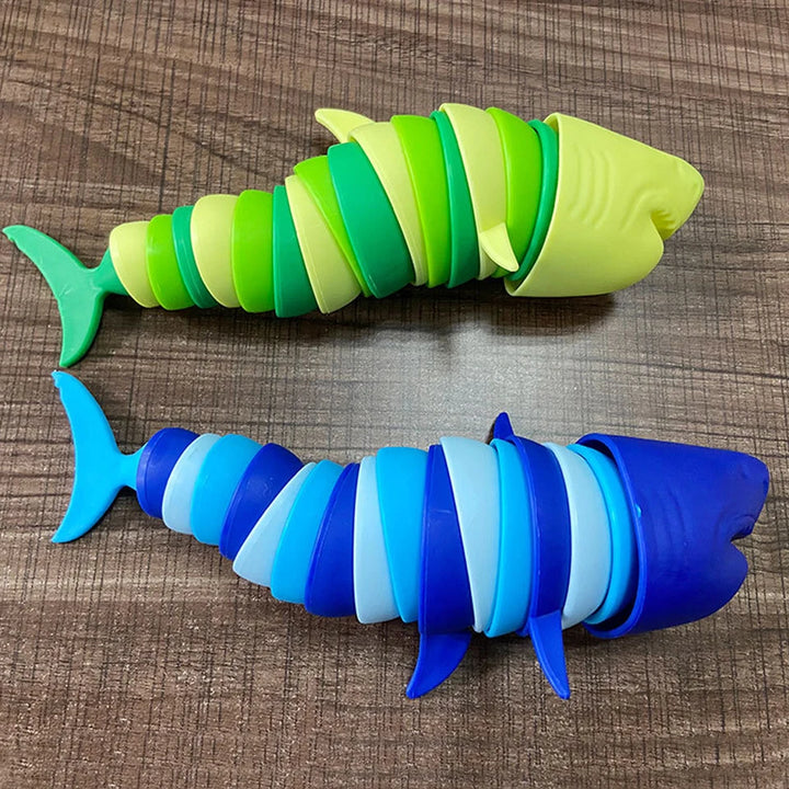 Funny Fidget Slugs Articulated Sensory Slug Toy Realistic Worm Caterpillar Fidget Toys for Kids Adults ADHD Autism Stress Relief