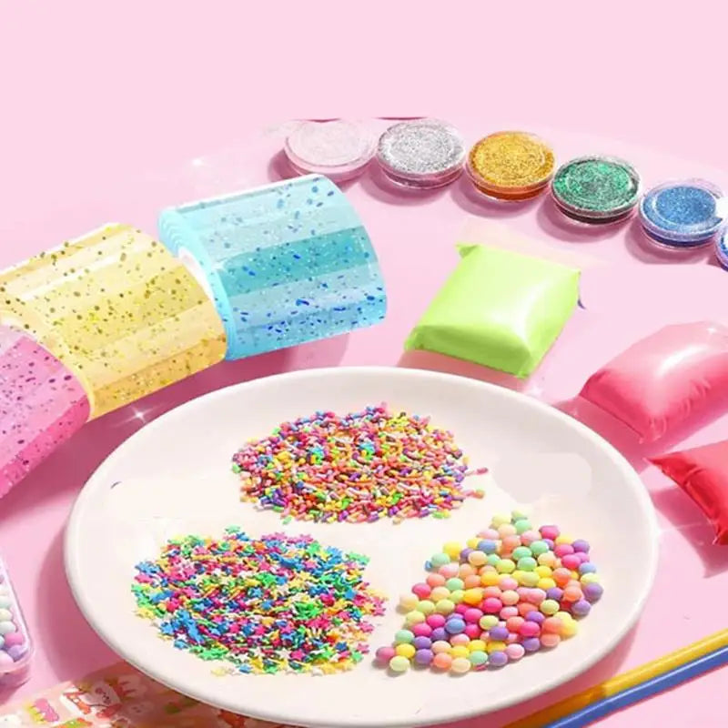 DIY Craft Pinch Toy Making Blowable Bubble Tape Set Non-Marking Double-Sided Adhesive Reusable Color High Sticky Nano Tape Kit