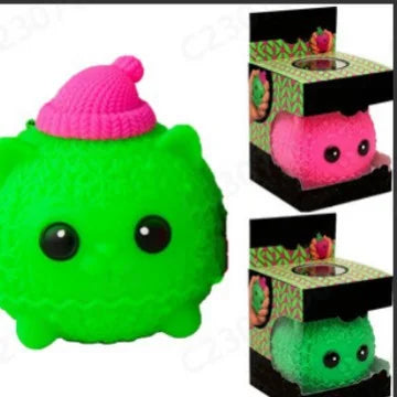 Schylling NeeDoh Knittens Cute Cat Squishy Toy Soft Stretchy Squeeze Fidget Toy Stress Relief Sensory Toy for Kids and Adults
