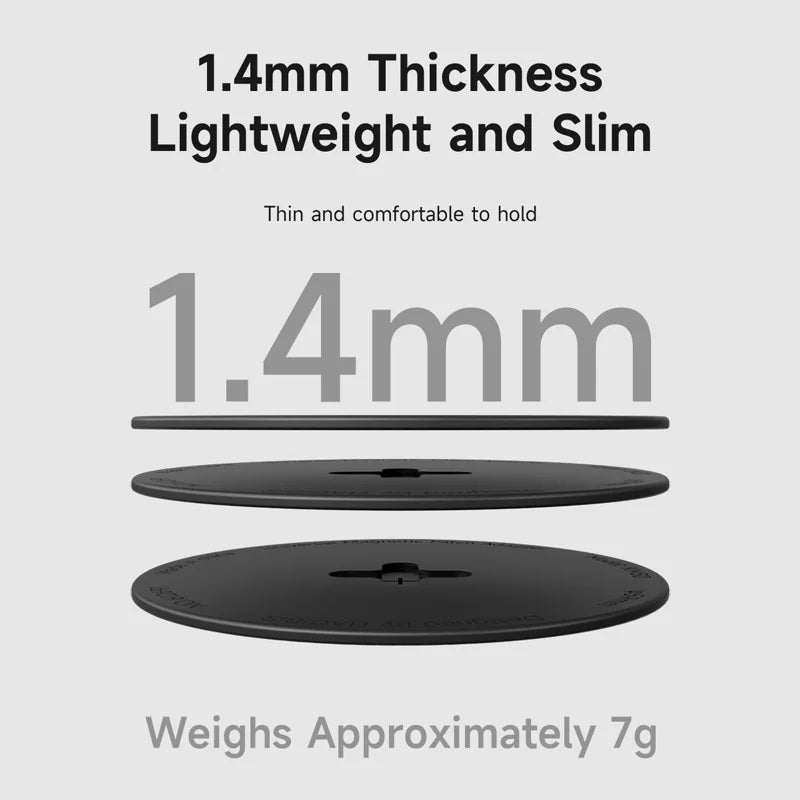 Hagibis Magnetic Adapter Magnet Sticker for Magsafe Accessories Metal Plate Adhesive Patch Bundle Kits SSD Power Banck DAC Amp