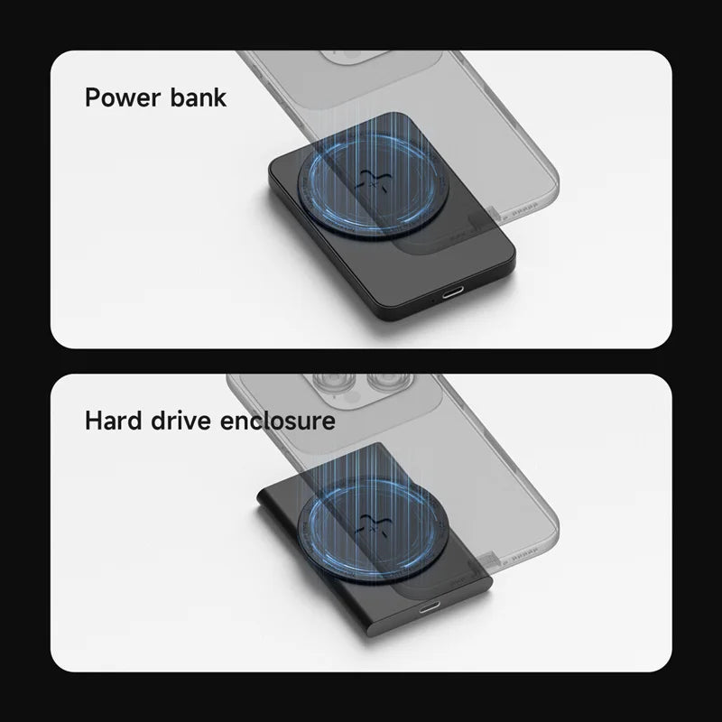 Hagibis Magnetic Adapter Magnet Sticker for Magsafe Accessories Metal Plate Adhesive Patch Bundle Kits SSD Power Banck DAC Amp