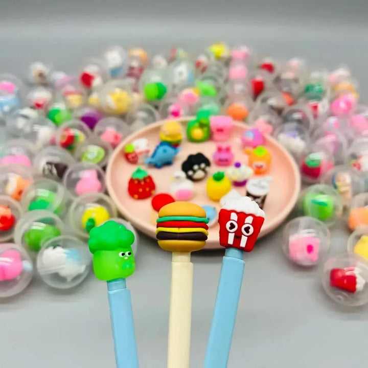 30 Pcs 32mm Transparent Eggshell Mixed Toy Kids Birthday Party Favor Pinata Gift Bag Filler Carnival Best Gift Reward 50 Pcs