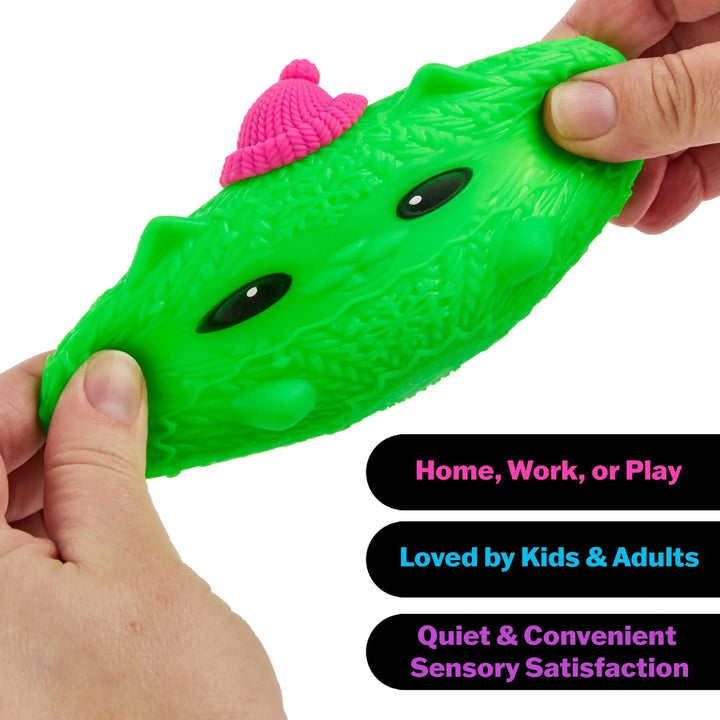 Schylling NeeDoh Knittens Cute Cat Squishy Toy Soft Stretchy Squeeze Fidget Toy Stress Relief Sensory Toy for Kids and Adults