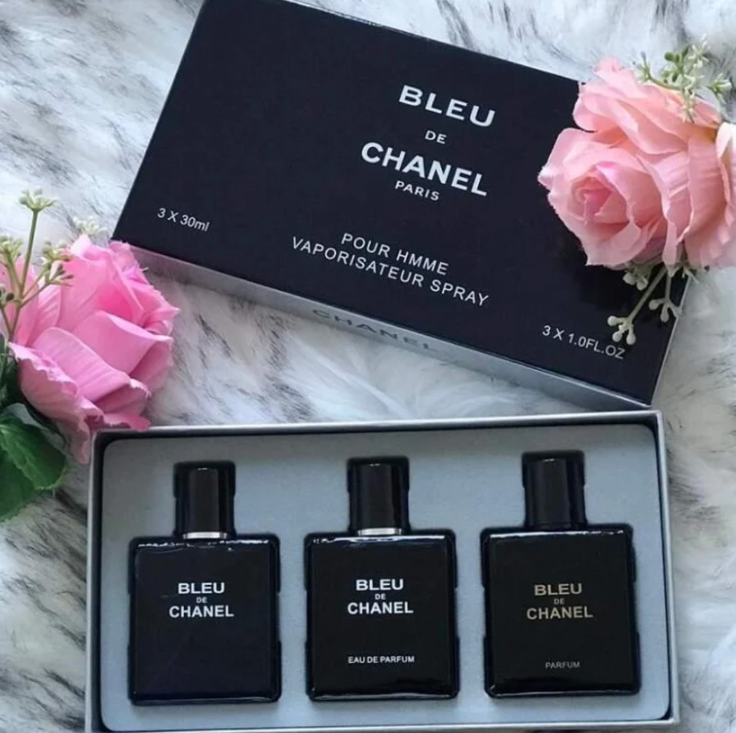 Bleu de Chanel 3-in-1 Fragrance Gift Set