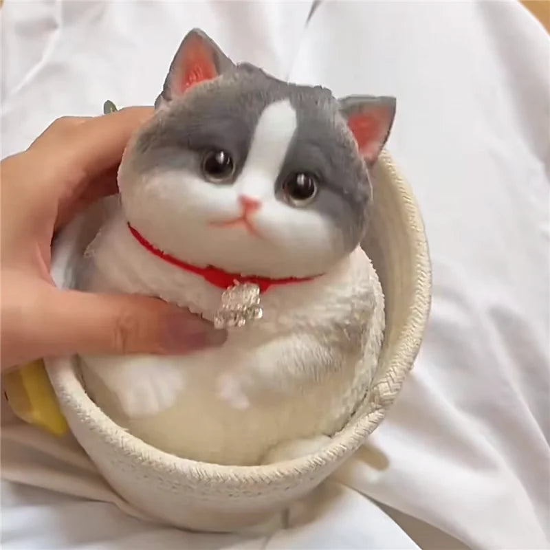 Cute Kawaii Cat Squishy Soft Silicone Stress Relief Squeeze