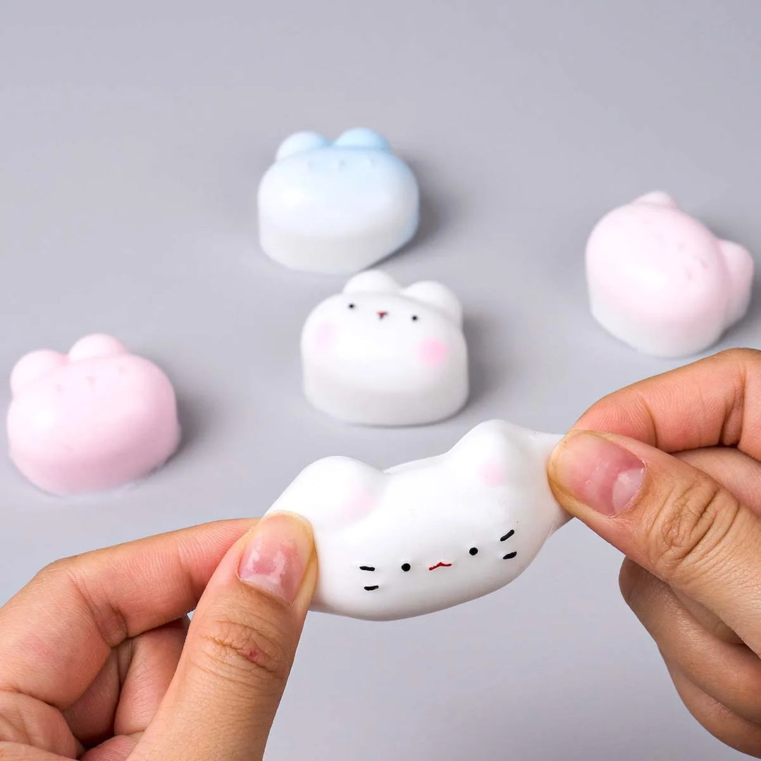 DIY Taba Squishy Kit Set Liquid Gel Liquid Silicone Squishy Making Kit Perfect Kawaii Cartoon Cat Rabbit Decompression Gifts