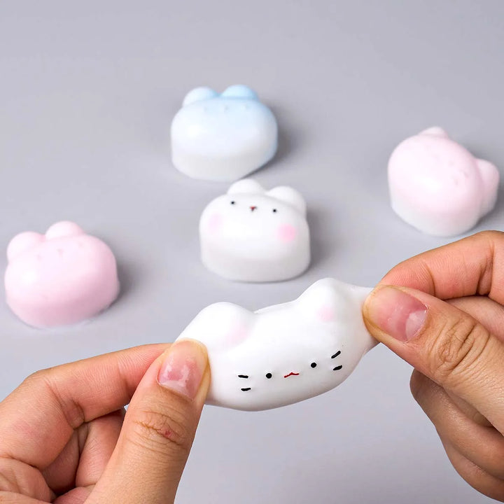DIY Taba Squishy Kit Set Liquid Gel Liquid Silicone Squishy Making Kit Perfect Kawaii Cartoon Cat Rabbit Decompression Gifts