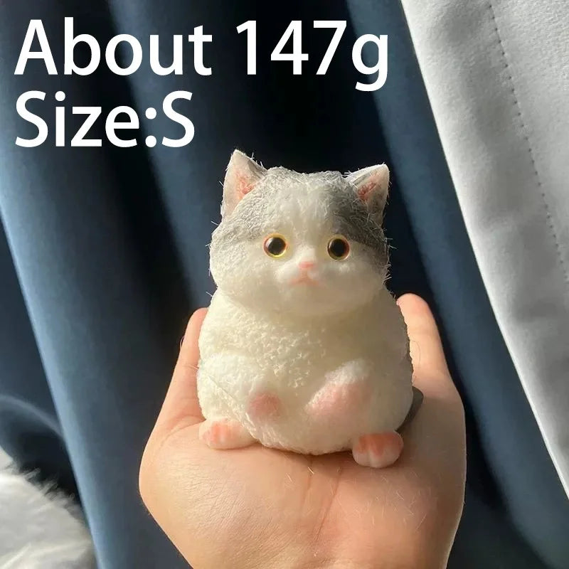 Cute Kawaii Cat Squishy Soft Silicone Stress Relief Squeeze