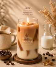 Caramel Latte Candle - Caramel inspired handcrafted soy wax candle.