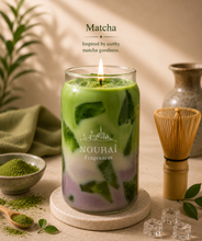 Blueberry Matcha Candle - Blueberry inspired handcrafted soy wax candle.